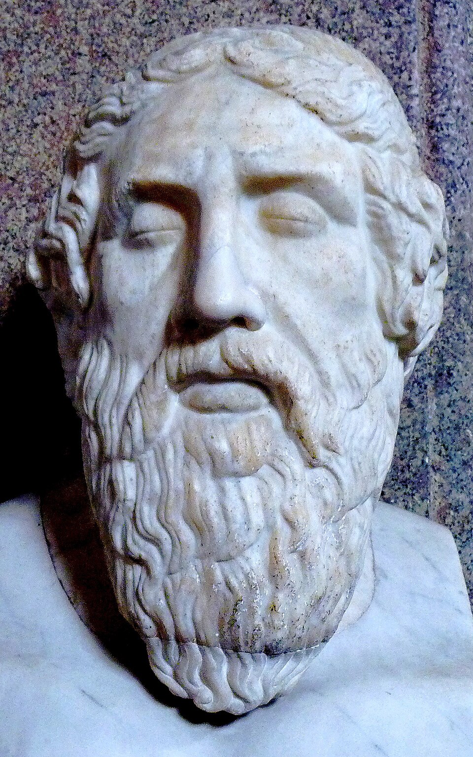 Buste d'Homère, musée du Vatican, Rome